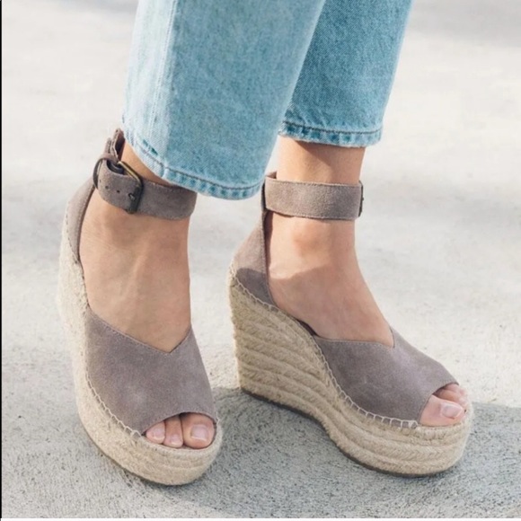 Soludos Shoes - 🆕 Soludos Positano Platform Wedge in Ash 6